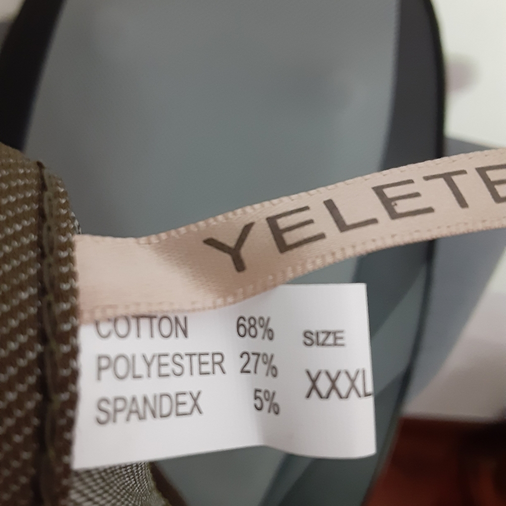 Yelete Army Green 3xl pull on jegging pants that move with you. Super Comfort! - Picture 3 of 12